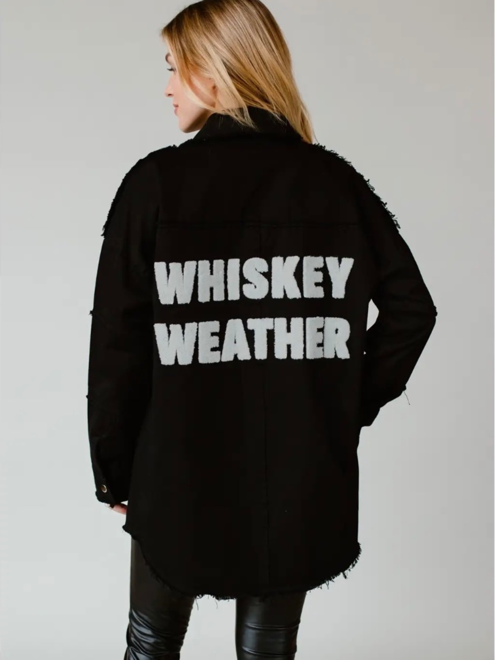 Black Whiskey Weather Jacket